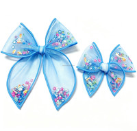 Accessoires de clip transparents pour appliques Shaker Bow
