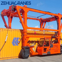 Transpalette porte-conteneurs robuste avec moteur, pompe, boîte de vitesses et roulement pour la manutention logistique portuaire