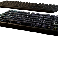 75 Key Hot Swap Hall Effect Gaming Keyboard GK75 2.4G Wired 3 Mode Low Latency for PC Mac