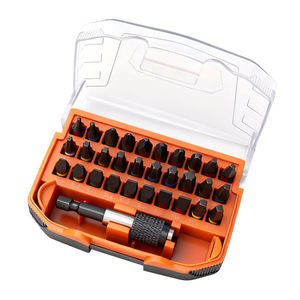Bulk 31-Piece Precision Inch Steel S2 Screwdriver Bits Set Chrome Vanadium <b>Magnetic</b> Impact Bit <b>Holder</b> hex shank drill bits - Product Image 1