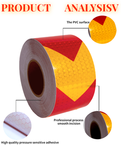 3M nastro riflettente di qualità diamantata in PVC e materiale di vetro per la marcatura della linea della freccia per animali domestici nastro riflettente adesivo 983D - Product Image 3