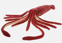 Nuevos juguetes personalizados de peluche suave de calamar rojo Alibaba Express com
