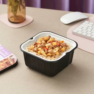 Comida de arroz de ternera autocalentable con certificación Halal, brotes de bambú prefabricados, cenas familiares instantáneas, horarios ocupados, harina de Konjac - Product Image 2