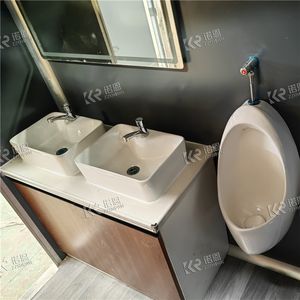 Remolque de Baño Portátil Ejecutivo de Lujo, Moderno, Ecológico, de Acero Inoxidable, con Ducha para Uso en Exteriores - Product Image 3