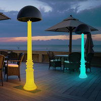 Vente directe d'usine grand lampadaire LED lampe chauffante décorative 16 couleurs RVB étanche à l'eau lampe extérieure chauffage pour l'hiver