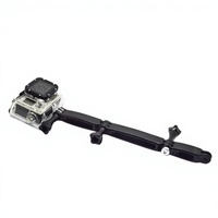 Perche à selfie universelle pliable et extensible à 3 sections en plastique avec support 3-en-1 pour GoPro Hero13 12 11 10 9 DJI Insta360