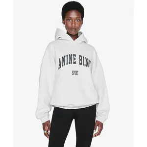 Özel baskı işlemeli kadın Hoodies & tişörtü Unisex Crewneck % 100% pamuk Streetwear boy kapüşonlu kadın