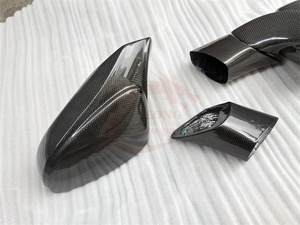 Chất lượng cao khô sợi carbon bên gương thay thế cho 2019-2021 Ferrari <span class=keywords><strong>F8</strong></span> Spider tributo xe ô tô - Product Image 5