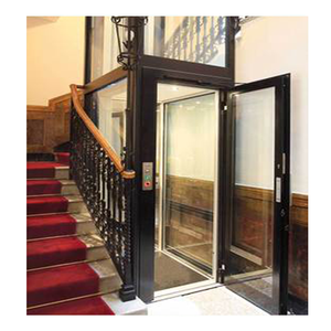 Pequeña sala <span class=keywords><strong>de</strong></span> máquinas Ascensores caseros Acero inoxidable AC Ascensor Residencial Uso doméstico Fuji Elevator - Product Image 2