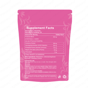 OEM Seed Gommose Probiotiche per la Salute Femminile con Estratti Vegetali per il Supporto del PH e la <span class=keywords><strong>Flora</strong></span> Vaginale, 60 Pezzi, Grado Alimentare - Product Image 2