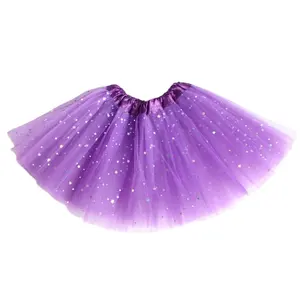 Newborn Princess Dance Sequined Mini Chiffon Tutu Skirts Kids