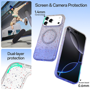 Soonleader Recyclé GRS Gradient Liquide Silicone Cas Magnétique Sans Fil Charge Téléphone Cas pour <span class=keywords><strong>iPhone</strong></span> 17 16 15 <span class=keywords><strong>14</strong></span> <span class=keywords><strong>Pro</strong></span> <span class=keywords><strong>Max</strong></span> - Product Image 6