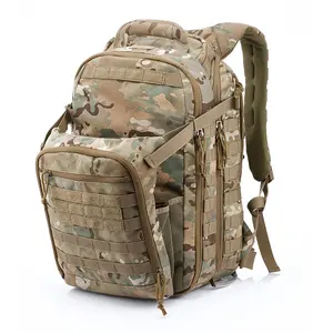 雅凯达徒步背包户外训练野营包迷彩EDC装备摩尔笔记本包大战术背包