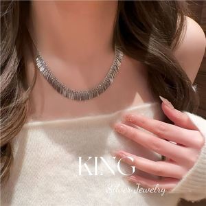 Collier à pampilles en argent King Silver Jewelry, argent sterling S925 plaqué or, pour les occasions spéciales, la mode et les loisirs - Product Image 5