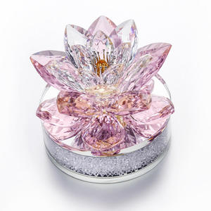 Loto di cristallo brillante per la decorazione di nozze ornamenti di cristallo personalizzati regali aziendali - Product Image 1