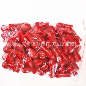 หัวหยดยางสีแดง Wande Guanglian สำหรับขวดหยด ใช้กับสารเคมี - Product Image 1