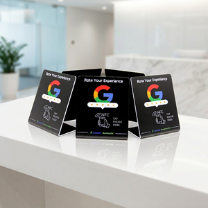 Tarjetas de PVC Impresas Personalizadas con NFC de 13.56MHz, Sin Contacto, Lavables, para Exhibición en Escritorio, Tarjetas de Visita, Tarjetas de Membresía, Reseñas en Redes Sociales - Product Image 1