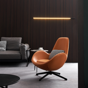 <span class=keywords><strong>Del</strong></span> <span class=keywords><strong>norte</strong></span> de Europa de estilo de cuero de diseño nuevo Silla de salón de ocio silla huevo JA-780 - Product Image 6