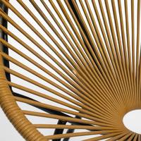 Chaise d'extérieur pliante multifonctionnelle en rotin, design champêtre contemporain, étanche, pour jardin, balcon, cour (2026)