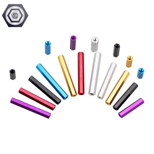 Tùy chỉnh M2/<span class=keywords><strong>3</strong></span>/<span class=keywords><strong>4</strong></span>/5/6 Hợp kim nhôm buộc hỗ trợ Spacer Rod khớp nối khớp tay áo dài phần cứng Nuts cho khai thác mỏ - Product Image 5