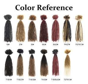 Extensiones de Cabello Sintético de Fibra de Alta Temperatura de 18 Pulgadas, Rizadas y Onduladas, con Clip, para Cosplay, Uso Médico y <span class=keywords><strong>Teatral</strong></span> - Product Image 4