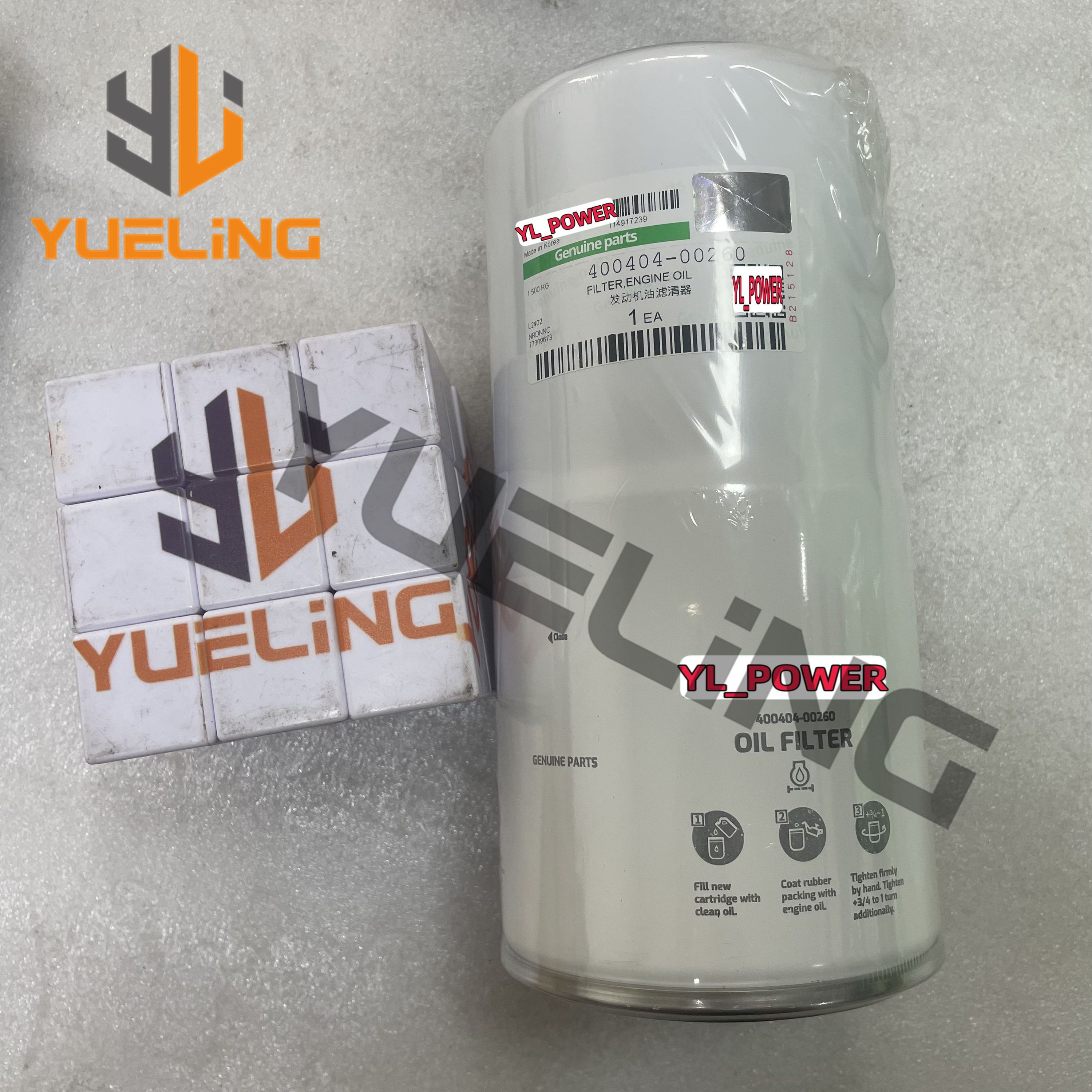 400404-00260 Oil Filter for Excavator Wheel Loader Diesel Engine