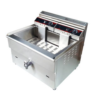 <span class=keywords><strong>Friggitrice</strong></span> Professionale a Gas con Propano 40 <span class=keywords><strong>L</strong></span> in Acciaio Inox 1 Vasca <span class=keywords><strong>2</strong></span> Cestelli - Product Image 5