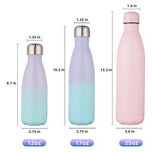 JX STAINLESS STEEL Water Bottle with Custom Logo Printed Gym 500ml Corporate Activity Business Gift Water Bottle Stainless Steel - Product Image 4