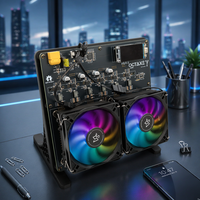 Vente en gros NerdOCTAXE Rev 3.1 Bitcoin Solo Miner 12TH/s 200W Silent ASIC SHA256 Machine de minage silencieuse pour la maison et le bureau, directement de l'usine