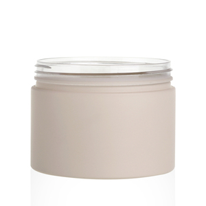 Bao bì mỹ phẩm tùy chỉnh màu be cơ thể chà <span class=keywords><strong>container</strong></span> 300ml tóc điều hòa lọ nhựa - Product Image 2