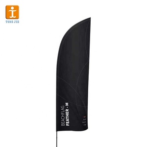Diseño de bandera de plumas de playa personalizado Bandera de <span class=keywords><strong>surf</strong></span> voladora Bandera de sublimación de gota con poste al aire libre - Product Image 6