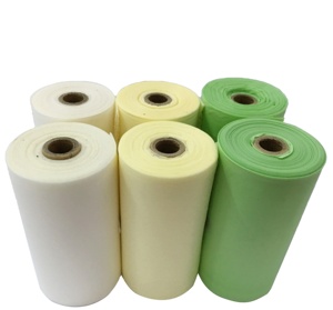 Sacs <span class=keywords><strong>poubelle</strong></span> ménagers biodégradables <span class=keywords><strong>Sac</strong></span> à litière compostable pour chat et sacs à crottes de chien fabriqués en Chine - Product Image 1