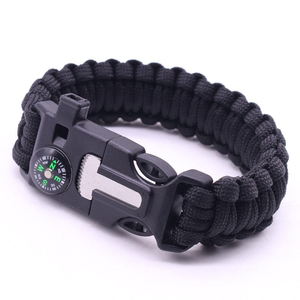 <span class=keywords><strong>Bracelet</strong></span> <span class=keywords><strong>de</strong></span> <span class=keywords><strong>survie</strong></span> multifonctionnel populaire en nylon <span class=keywords><strong>de</strong></span> 1 mm d'épaisseur pour les aventures en plein air, les situations d'urgence, pour hommes et femmes - Product Image 6