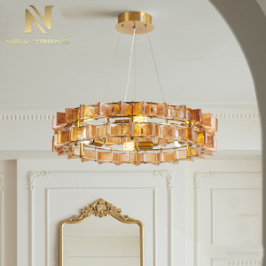 Lámparas de Araña Nórdicas, Lámparas Colgantes Modernas de Lujo para Sala de Estar, Hotel, Comedor, Dormitorio, Decoración, Araña de Cristal de Murano - Product Image 3