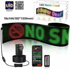 Feux LED Angel Devil Eyes pour voiture, panneau matriciel, yeux de démon, lumières dynamiques, fenêtres, programmables, flexibles, camion, 12V 5W - Product Image 5