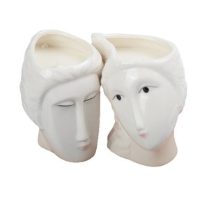 Porte-bougie en céramique personnalisés, bougies parfumées pour la décoration de la maison, cadeau - Product Image 4