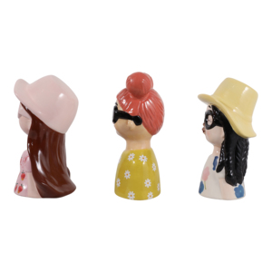 Statuette Colorate di Ragazze in Ceramica, Decorazioni Boho per Casa, Bagno, Ufficio, Mensole e Tavolini - Product Image 5