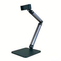 Support de bureau personnalisable en métal pour iPad et téléphone, support de diffusion en direct multifonctionnel, réglable en hauteur, support à selfie pour tablettes