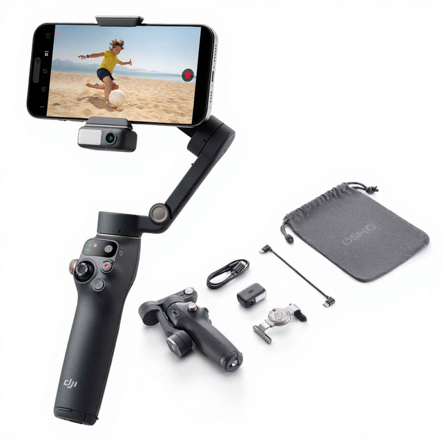 DJl Osmo Mobile 7 / Osmo Mobile 7P Robust 3-Axis Gimbal Stabilization 10-Hour Battery Life & Phone Charging DJl OM 7 / OM 6
