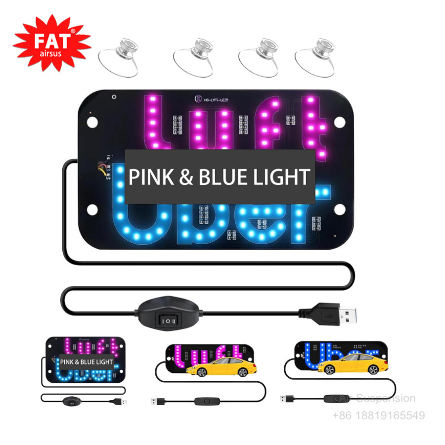 DXNQ Taxi LED Sign Decor, 5V USB Bright Taxi Led Windscreen Cab Indicator Lamp Signal, Vibrant Taxi LED Sign Decor With Transparent Suction Cups For Driver (Green, USB