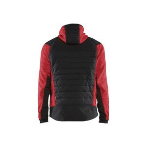 BLAKLADER - 5930211756994XL Veste hybride Rouge/Noir-EAN 7330509722657 VESTES DE TRAVAIL D'HIVER SOFTSHELL ET VESTES REMBOURRÉES - Product Image 2