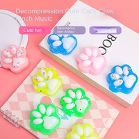 Barang Baru Grosir Mainan Squishy Cakar Kucing Pelangi Unik Taba, Mainan Slow Rebound, Hadiah Mainan Cakar Hamster untuk Diremas