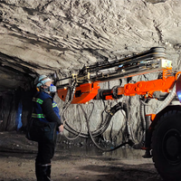 Machine de forage de mine hydraulique entraînée par moteur diesel pour l'extraction du charbon
