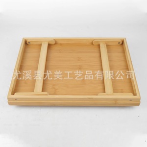 Simple <b>bamboo</b> bed tray small <b>table</b>, <b>bamboo</b> dormitory laptop <b>table</b>, lazy desk, ready stock wholesale. - Product Image 2