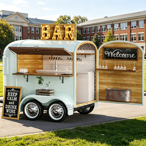 Compact Towable Food Trailer Mobile Kitchen Maneuverable Size Tight Space Parking Small Footprint Big Capacity Fast Food Candy - Product Image 2