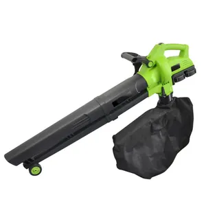 Hantechn 18V 40L cordless blower speed is 210km/h leaf blower and vacuum