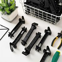 Aisladores de Plástico de 5 Pulgadas Tipo Broche para Postes T de Cercas Eléctricas, Clips de Alambre de Ajuste Extendido, Manuales, Industriales