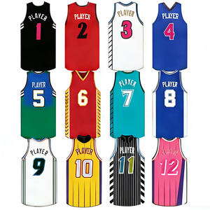 Camisas de Basquete Mais Vendidas Chicago #23 Vintage #40 #24 #33 #32 Masculina Costurada Retrô Uniforme de Basquete - Product Image 1