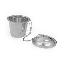 Infuseur à thé portable en acier inoxydable 304 - Filtre à mailles réutilisable avec système de verrouillage