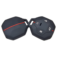 Coque de clé télécommande en silicone alvéolé 4 boutons pour Jetour Traveler Shanhai T2 – Vente en gros